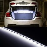 iJDMTOY 18-SMD-5050 LED Strip Light For Car Trunk Cargo Area or Interior Illumination, Xenon White