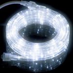 18FT Cool White LED Flexible Rope Light Kit for Indoor / Outdoor Lighting, Home, Garden, Patio, Shop Windows, Christmas, New Year, Wedding, Birthday, Party, Event