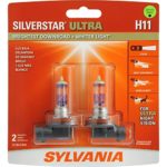 SYLVANIA H11 SilverStar Ultra High Performance Halogen Headlight Bulb, (Pack of 2)