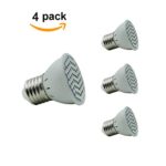 Superdream E27 6W LED Plant Grow Light Bulb for Garden Greenhouse Hydroponic Indoor Cultivation (Pack of 4)