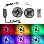 LED Neon Strip Lights kit-Badalink Waterproof 32.8 Ft 300leds RGB with 44key Wireless Remote Controller and Plug-in Power Supply for Car,Camper,Boat,Kitchen Outdoor&Indoor