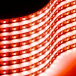 Zone Tech 30cm Flexible Waterproof Red Light Strips – 8-Pack LED Car Flexible Waterproof Red Light Strips