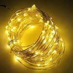 Smartlive LED String lights DC 12V 10m 33feet 100 LEDS,Warm White Waterproof starry string Decor Rope light for holiday,wedding,party,Christmas