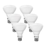 LE 6 Pack 10W Dimmable BR30 E26 LED Bulbs, 65W Incandescent Bulb Equivalent, 750lm, Daylight White, 5000K, 110° Flood Beam, Track and Recessed Light Bulbs, LED Light Bulbs