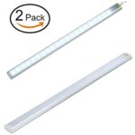 WEEFUN 2 Pack Touch LED Light, Touch Control Dimmable LED USB Powered 21 LED Light – Camping Emergency Light – Wall Closet Light – Tap Light Night Light for Under Cabinet Kitchen Bathroom