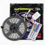SUPERNIGHT 16.4FT SMD 5050 Waterproof 300LEDs RGB Flexible LED Strip Light Lamp + 44Key IR Remote Controller