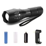 Binwo Super Bright 2000 Lumens Rechargeable Handheld Mini CREE LED Flashlight, Zoom Lens with Adjustable Focus, 5 Modes, – A Dependable Tool for Hiking, cycling, Camping and other Outdoor Sports