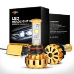 Auxbeam F-16 Series 9006 / HB4 LED Headlight Conversion Kit with 2 Pcs of Headlight Bulbs 60W 6000lm CREE LED Chips Built-in CANBus