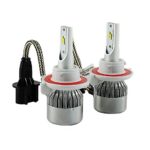 Car LED Work Light Headlight Bulbs H13 Hid Kit Replacement Headlamp Bulb White 7600LM 6000K Pack of 2 – 2 Years of Warranty
