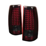 Spyder Auto ALT-ON-CS03-LED-RS Chevy Silverado 1500/2500/3500 and GMC Sierra 1500/2500/3500 Red/Smoke LED Tail Light