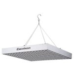 [Upgraded] Excelvan 14W High Efficient LED Hydroponic Indoor Plant Grow Light Panel, 225 SMD Full Spectrum, Red & Blue & White + Hanging Kit (1 Pack,II Generation)