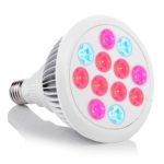 Plant Light, InaRock Newest 12W Plant LED Grow Light E27 Growing Bulbs for Garden Greenhouse and Hydroponic Aquatic Plants Light Full Spectrum Growing Lamps in 3 Bands