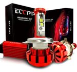 ECCPP LED Headlight Bulbs Conversion Kit High Power Bright- H4 (9003) – 80W,9600Lm 6K Cool White CREE – 3 Yr Warranty