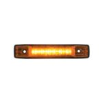 Grand General 77650 Amber Thin Line 6-LED Marker and Clearance Sealed Light