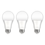 TIWIN A19 E26 LED Bulbs 100 watt equivalent (11W) ,Daylight (5000K),1100lm, CRI80+, General Purpose Light Bulb, UL Listed, Pack of 3