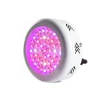 Vander® LED Grow Lights With UV/IR Lamp for Indoor Plants, 150W 50 Pcs LED Bulbs UFO Full Spectrum LED Grow Light Panel with Veg and Flowering Switches (White)