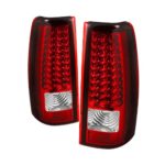 Spyder Auto ALT-ON-CS03-LED-RC Chevy Silverado 1500/2500/3500 and GMC Sierra 1500/2500/3500 Red/Clear LED Tail Light