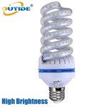 OUYIDE Spiral LED Corn Light Bulbs 180 Watt Equivalent 2200LM 20W A19 LED Bulbs Daylight 6000K E26 E27 Socket