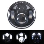 5-3/4″ 5.6 inch LED Daymaker Headlight Lamp Bulb DRL for Harley Davidson LED Headlamp Motorcycle LED Headlight Projector Black