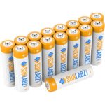 SunLabz AA Rechargeable Batteries , Ultra-Efficient NiCD, 16 Pack