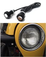 Jeep Wrangler Amber LED Front Turn Signal Lights for Tube / Flat Fenders – JK TJ YJ CJ Rubicon Sahara