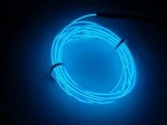 M.best Flexible LED Neon Light Glow EL Wire Rope tape Cable Strip Decoration + Controller (15FT, Blue)