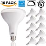 10 PACK – BR40 LED 17WATT (100W Equivalent), 2700K Soft White, DIMMABLE, Indoor/Outdoor Lighting, 1400 Lumens, Flood Light Bulb- UL & ENERGY STAR LISTED