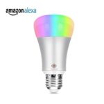 LUCKY CLOVER Smart LED Light Bulb, Wi-Fi, 60W Equivalent A19, 1-Pack, Smartphone&Echo Controlled,No Hub Required, Dimmable Multicolored Color,Works with Amazon Alexa(Silver).
