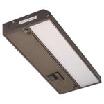 GetInLight 3 Color Levels Dimmable LED Under Cabinet Lighting with ETL Listed, Warm White (2700K), Soft White (3000K), Bright White (4000K), Bronze Finished, 9-inch, IN-0210-0-BZ