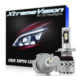 XtremeVision 8G 72W 12,000LM – H4/9003 Dual Beam LED Headlight Conversion Kit – 6500K XHP50 CREE LED – 2016 Model
