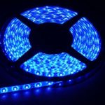 FAVOLCANO Blue 16.4 Feet 5M SMD 3528 300 Leds Flexible Lighting IP65 Waterproof 60led/M Led Light Strip ,LED Tape ,60Leds/M ,DC12V