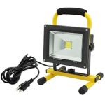 Ustellar 2400LM 30W LED Work Light( 200W Equivalent), Waterproof LED Flood Lights, 16ft/5M Wire with Plug, Stand Industrial Working Light for Workshop, Construction Site, 6000K Daylight White