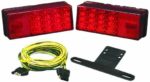 Wesbar 407540 Waterproof LED Low Profile Tail Light Kit, Over 80″ Wide Trailer