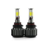 120W 12000LM CREE LED Headlight High/Low Beam Fog DRL Conversion Kit Light Bulbs 6000K White 9005 9006 9007 H4 H7 H11 H13 (9005)