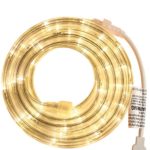 PERSIK 18 Feet LED Warm White Rope Light for Indoor and Outdoor use (1, Warm White)