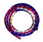 Green LongLife 8080117 Red, White, and Blue Decorative LED Rope Light