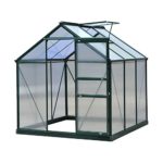 Greenhouse 6′ x 6′ x 7′ Portable Aluminum Frame Polycarbonate Durable Support