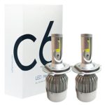 PROMAX C6 H4 LED headlight bulb conversion kit (1 pair hi/lo bulb, ultrawhite, also fit HB2/9003, 36W)