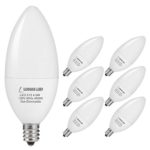 LOHAS LED Candelabra Bulb E12 Base, 40W Incandescent Light Bulbs Equivalent(4.5W LED Bulb), 4000K Natural Daylight, Candle Shape Bulb Non-Dimmable, 320LM(6 Pack)