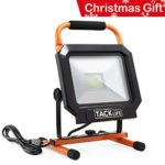 [Christmas Gift] Work Light, Tacklife 30W 3000LM LED IP65 Waterproof Flood Lights, 5000K Daylight White, Stand Working Lights for Garage, Garden, Lawn and Yard – LWL2B