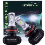 ZX1 9004 HB1 8000LM LED High Low Dual Beam Headlight Conversion Kit,High Low Beam in One Bulb,Replace Halogen Headlamp All-in-One Conversion Kits,CSP Technology,6500K Xenon White,Fanless design,1 Pair