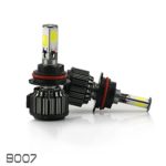 120W 12000LM CREE LED Headlight High/Low Beam Fog DRL Conversion Kit Light Bulbs 6000K White 3 Year Warranty (9007)