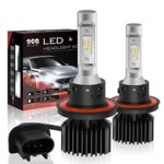 H13/9008 LED Headlight Bulbs Conversion Kit, DOT Approved, Dual High/Low Beam, SEALIGHT X1 Series Xenon White 6000K, 2 Yr Warranty