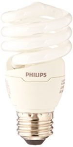 Philips 420091 823031 CFL Light Bulb 13W T2 Twister Daylight 6500K, 60 Watt Equivalent; 4-Pack