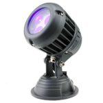 LED UV Spotlight, SUNVIE 9W Black lights with 3W×3LEDs UV LED Bulbs, UV LED Flood Light IP65-Waterproof for Curing Fishing Grow Party and UV Body Paint, with US-Plug