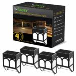 Solar LED Lights Outdoor – Wireless Waterproof Security Lighting for Deck, Fence, Patio, Front Door, Wall, Stair, Landscape, Yard and Driveway Path – Warm / Color Changing – 4 Pack