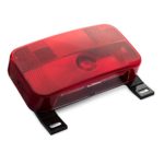 Lumitronics Red Surface Mount Tail Light with License Bracket and License Light For Safe Driving At All Hours. Stop, Turn, Tail Light – Black Base