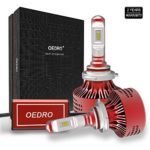 oEdRo 9006 LED Headlight Bulbs Conversion Kit – Unique Fanless LED Headlamp 9006 / HB4, Upgraded Dark Spot Free Heatsink Design, Super White Bright 6000K 8000 Lumens,50000-Hour, 2-Year Warranty