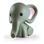 Kids Night Light, Elephant | Portable & Bedside Nightlight | 5 Color Changing LEDs & Auto Timer | mybaby, Comfort Creatures
