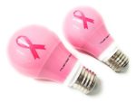 Pink Colored Light Bulb for Breast Cancer Awareness (2 Pack) ~ Decorative LED | by HueVee